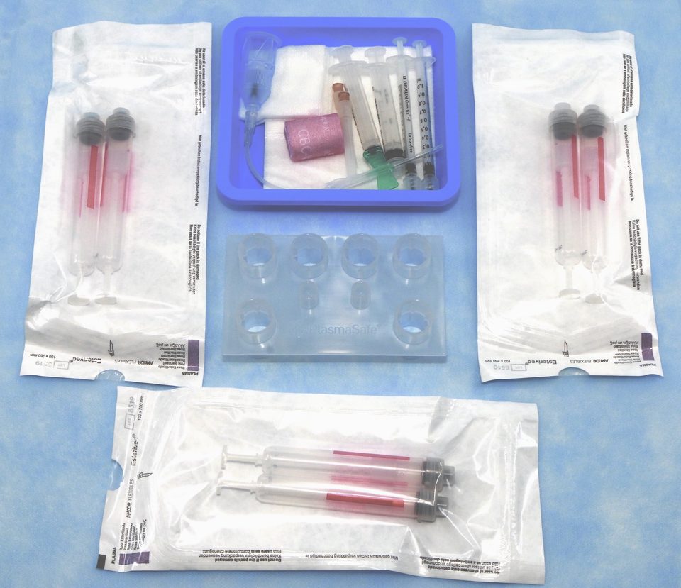 PlasmaSafe Einmal-Kit mit Verbrauchsmaterialien